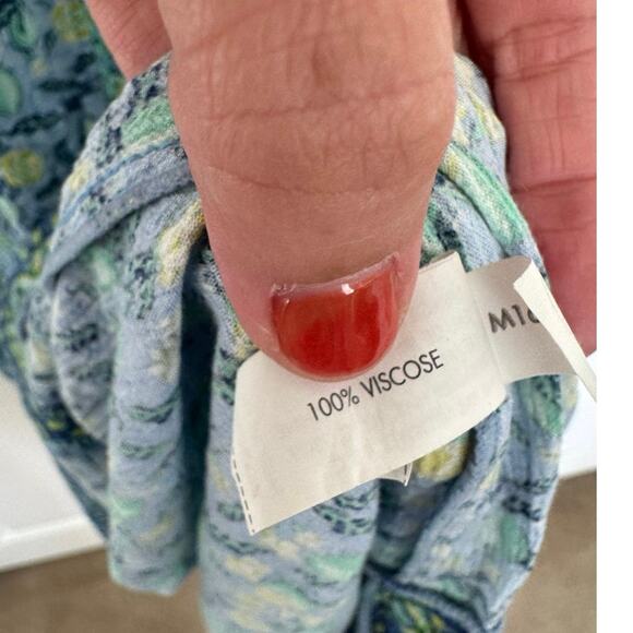 Poupette St Barth Carine Mini Dress Blue Lemon Small - Picture 4 of 5